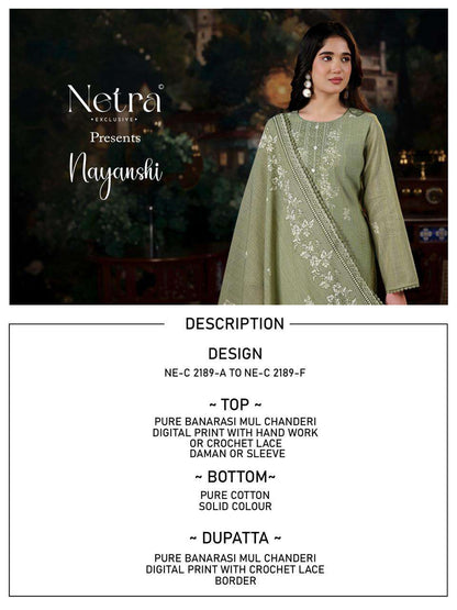 Nayashi Netra Banarasi Pant Style Suits Exporter