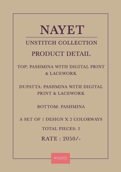 Nayet Naariti Pashmina Suits Exporter Ahmedabad
