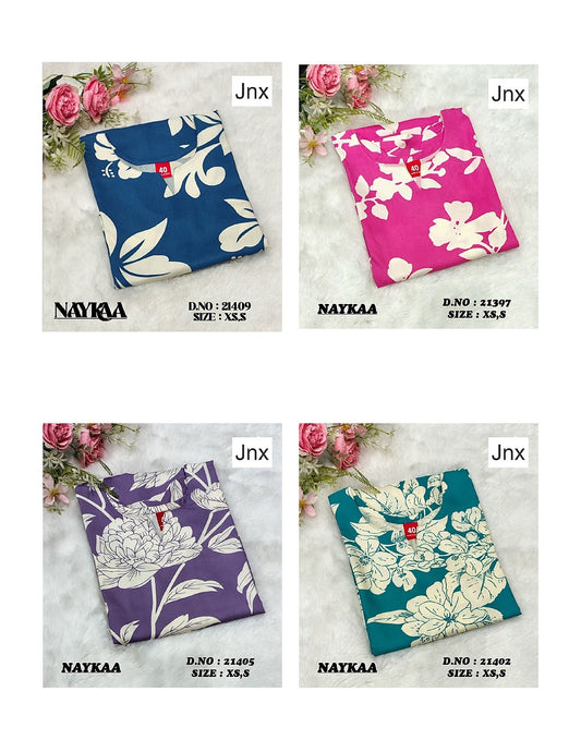 Naykaa Jnx Rayon Kurtis Wholesaler India