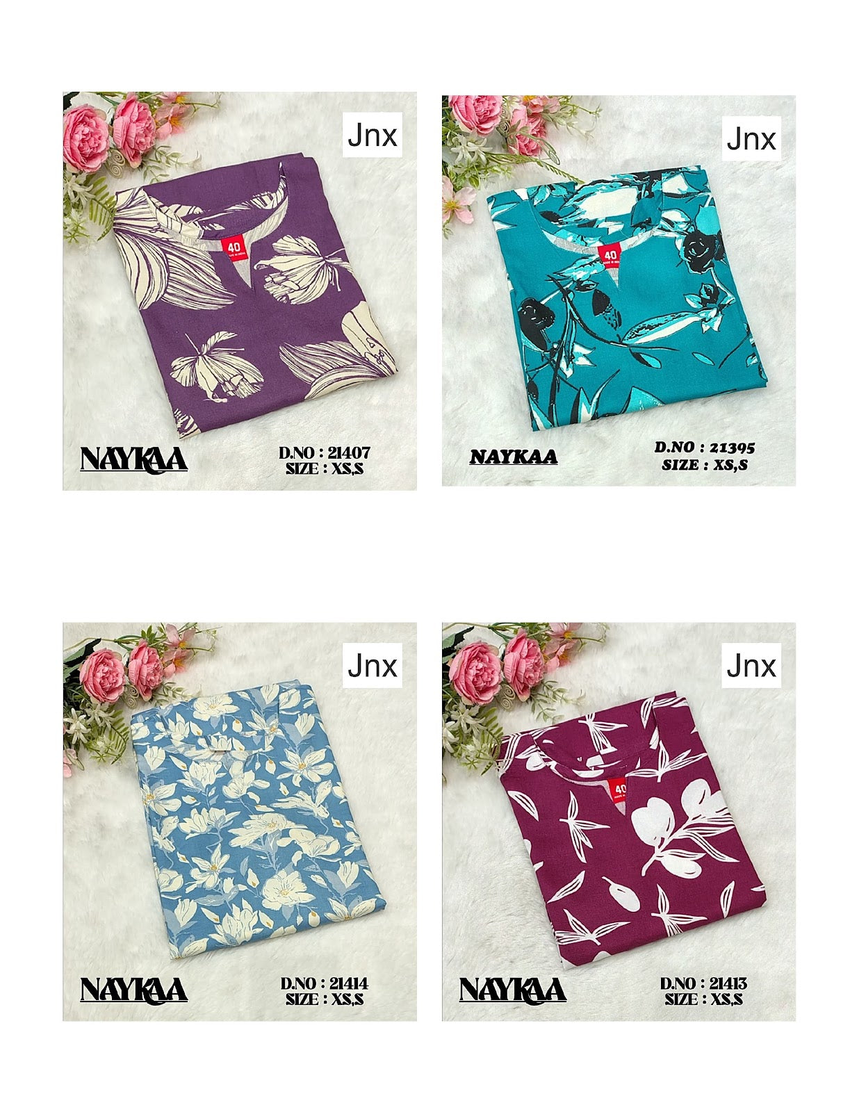 Naykaa Jnx Rayon Kurtis Wholesaler India