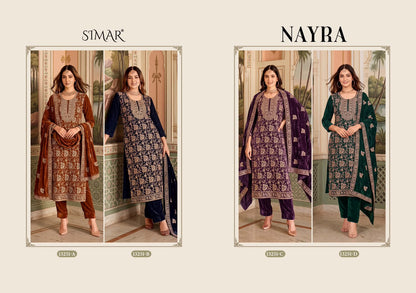 Nayra Simar Velvet Suits Supplier Ahmedabad