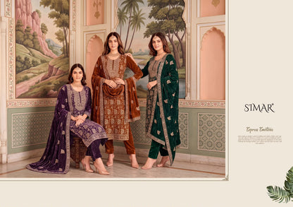 Nayra Simar Velvet Suits Supplier Ahmedabad