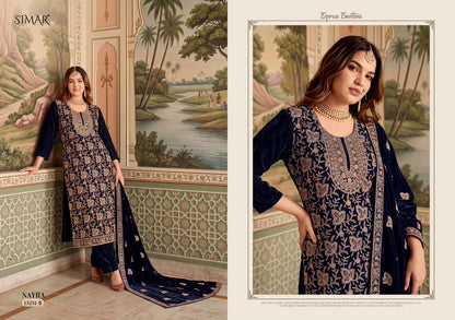 Nayra Simar Velvet Suits Supplier Ahmedabad