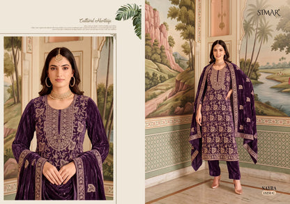 Nayra Simar Velvet Suits Supplier Ahmedabad