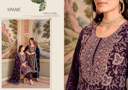 Nayra Simar Velvet Suits Supplier Ahmedabad