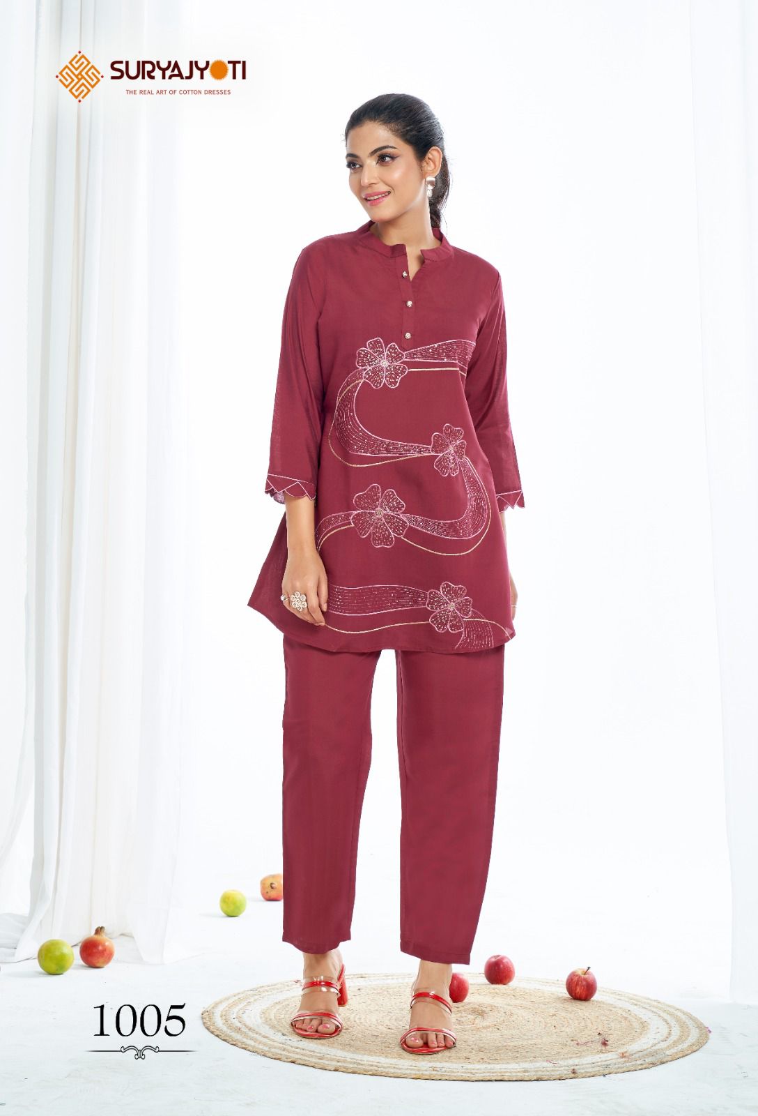 Nayra Vol 1 Suryajyoti Roman Co Ord Set Wholesaler Ahmedabad