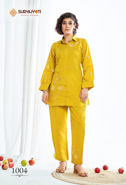 Nayra Vol 1 Suryajyoti Roman Co Ord Set Wholesaler Ahmedabad