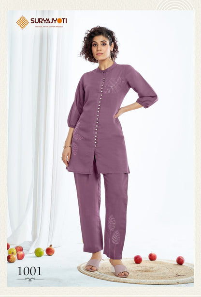 Nayra Vol 1 Suryajyoti Roman Co Ord Set Wholesaler Ahmedabad