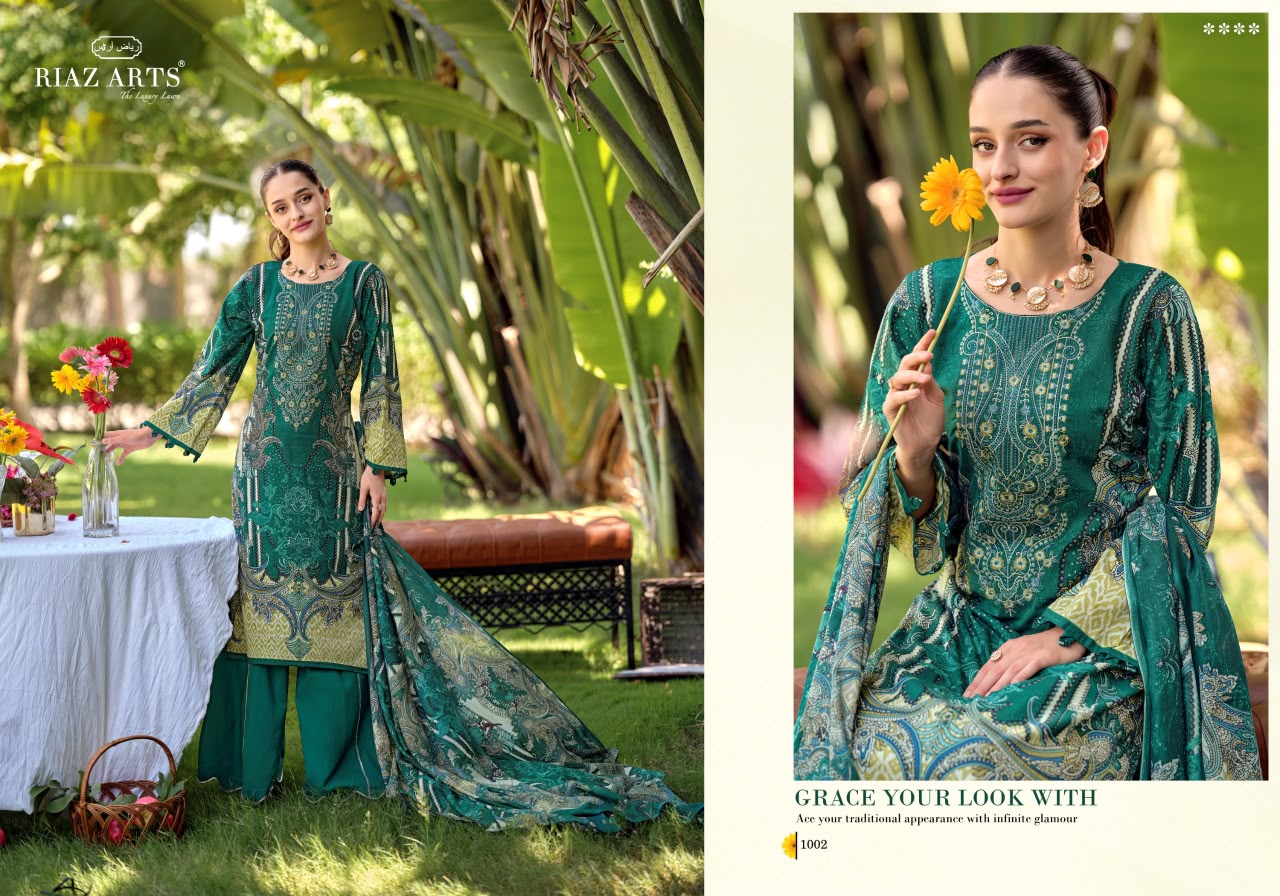 Nayra Vol 40 Riaz Art Cotton Karachi Salwar Suits Manufacturer Ahmedabad