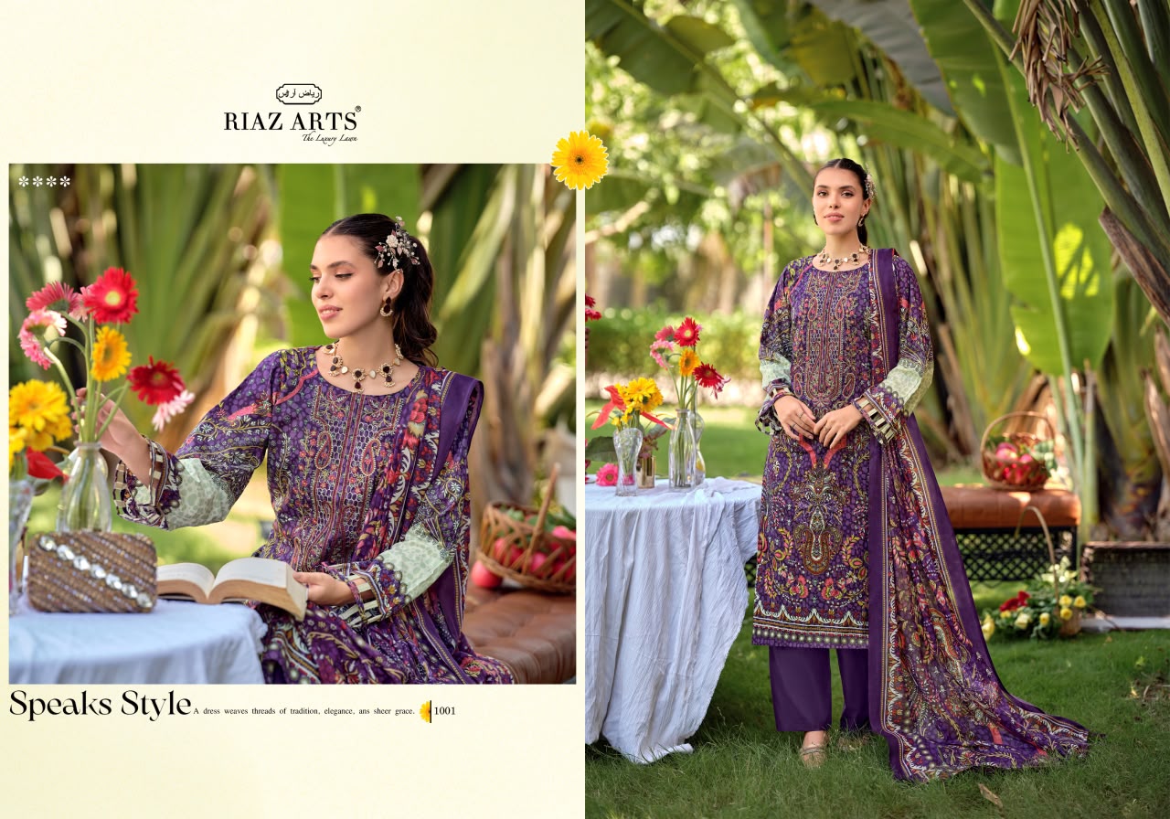 Nayra Vol 40 Riaz Art Cotton Karachi Salwar Suits Manufacturer Ahmedabad