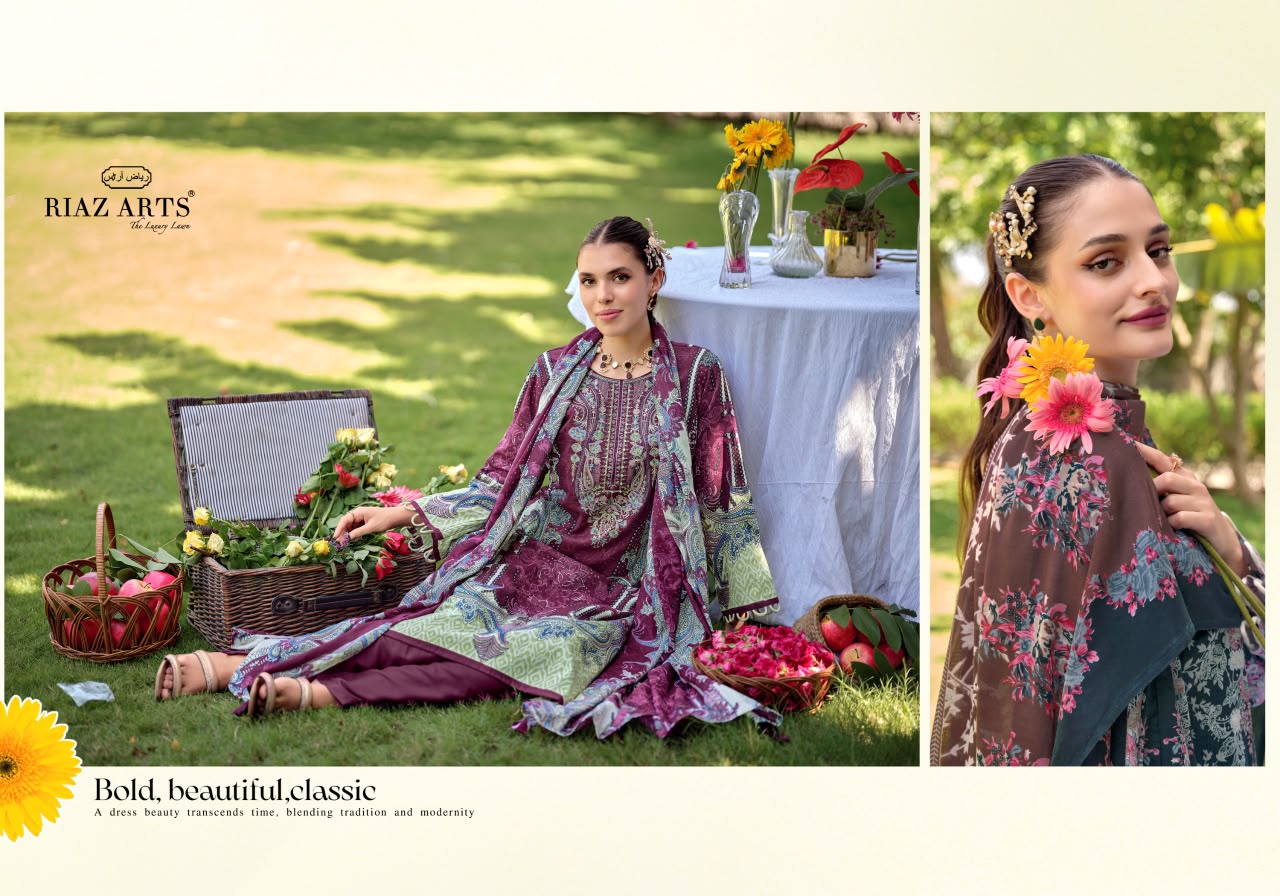 Nayra Vol 40 Riaz Art Cotton Karachi Salwar Suits Manufacturer Ahmedabad