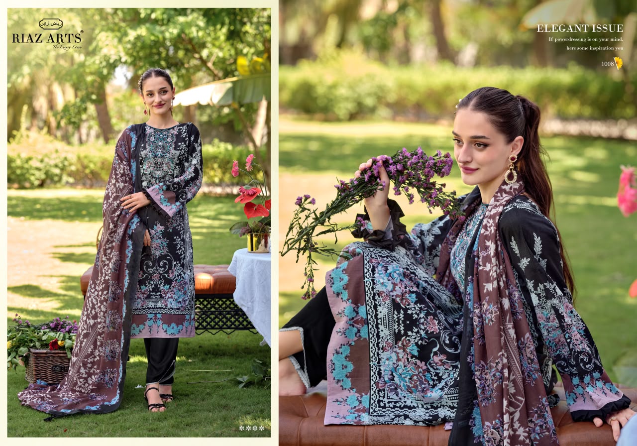 Nayra Vol 40 Riaz Art Cotton Karachi Salwar Suits Manufacturer Ahmedabad