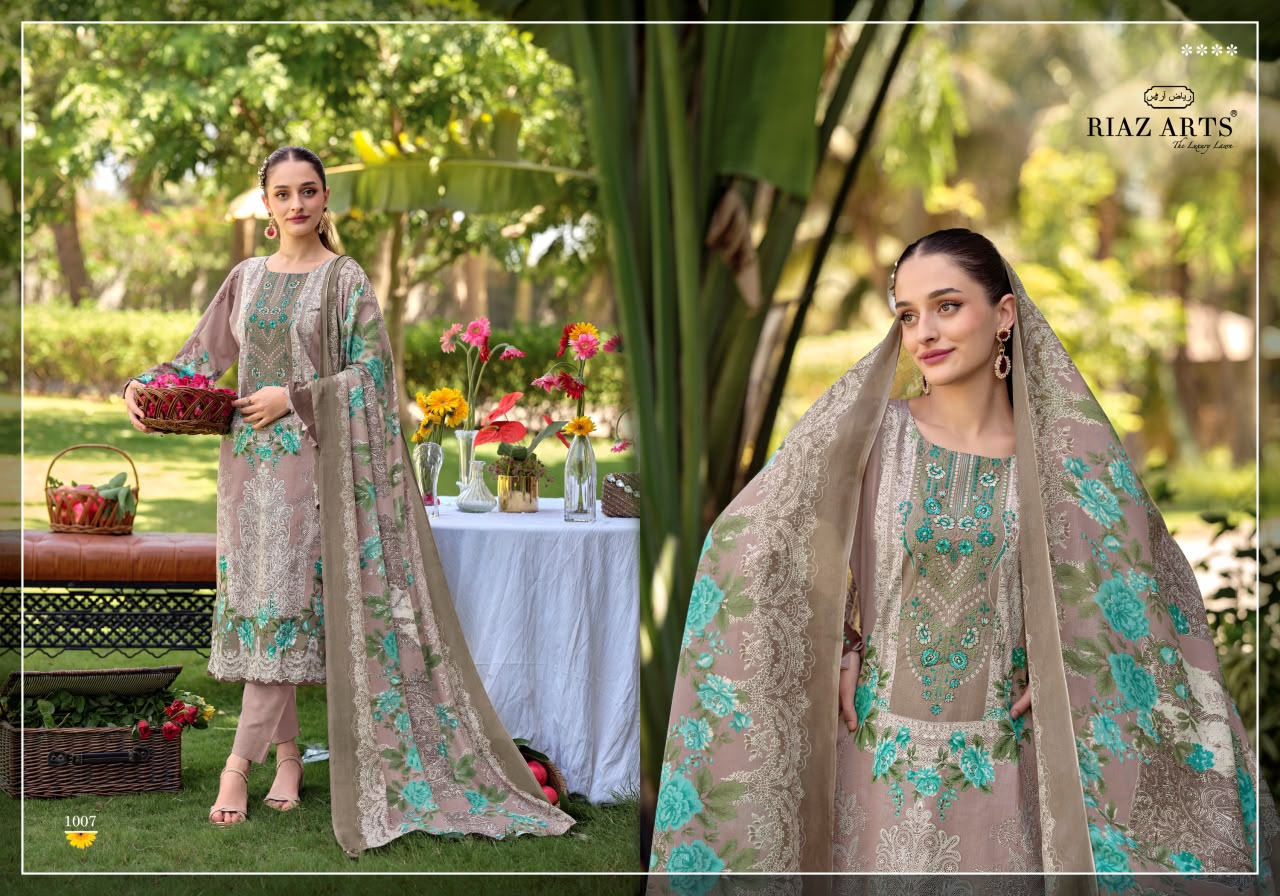 Nayra Vol 40 Riaz Art Cotton Karachi Salwar Suits Manufacturer Ahmedabad