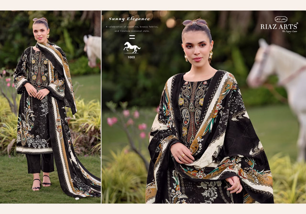 Nayra Vol 41 Riaz Art Cotton Karachi Salwar Suits Manufacturer Gujarat
