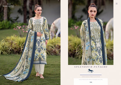 Nayra Vol 41 Riaz Art Cotton Karachi Salwar Suits Manufacturer Gujarat