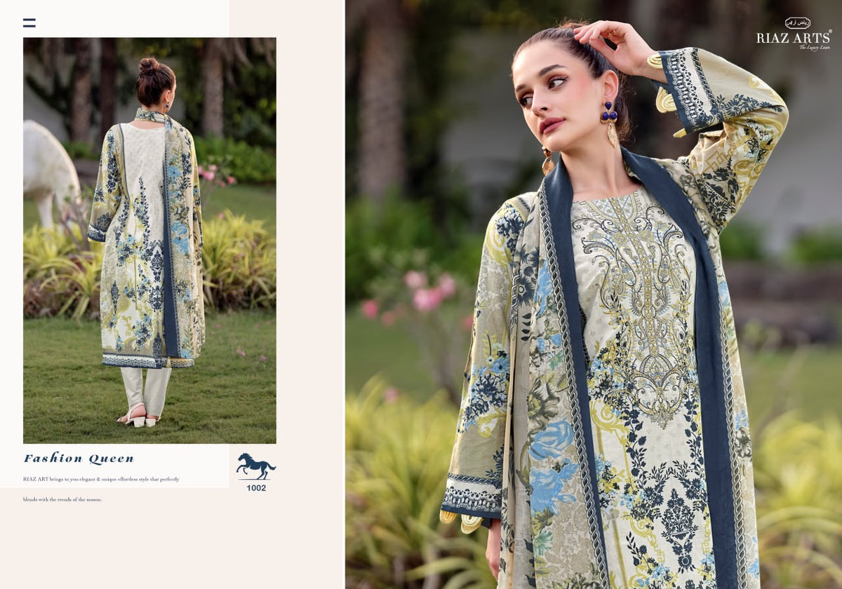 Nayra Vol 41 Riaz Art Cotton Karachi Salwar Suits Manufacturer Gujarat