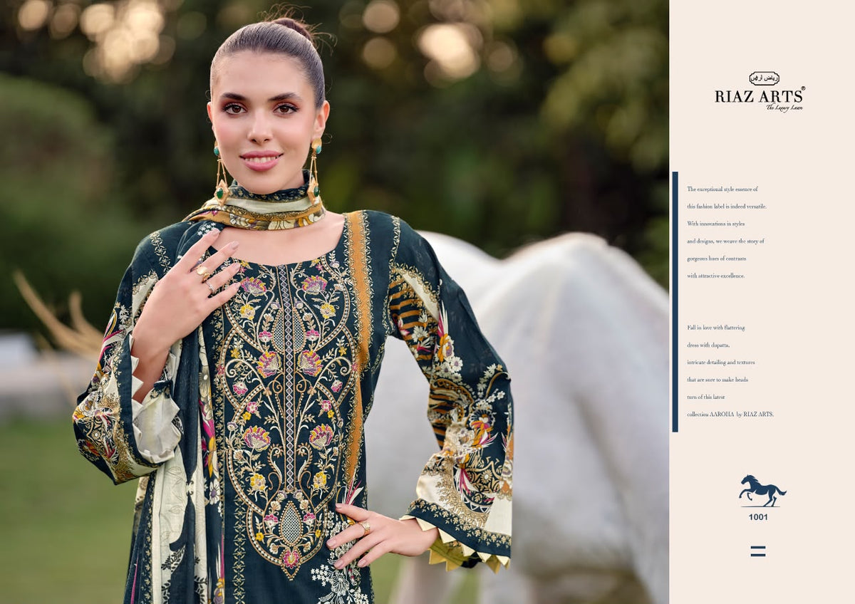 Nayra Vol 41 Riaz Art Cotton Karachi Salwar Suits Manufacturer Gujarat