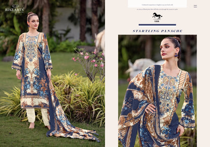 Nayra Vol 41 Riaz Art Cotton Karachi Salwar Suits Manufacturer Gujarat