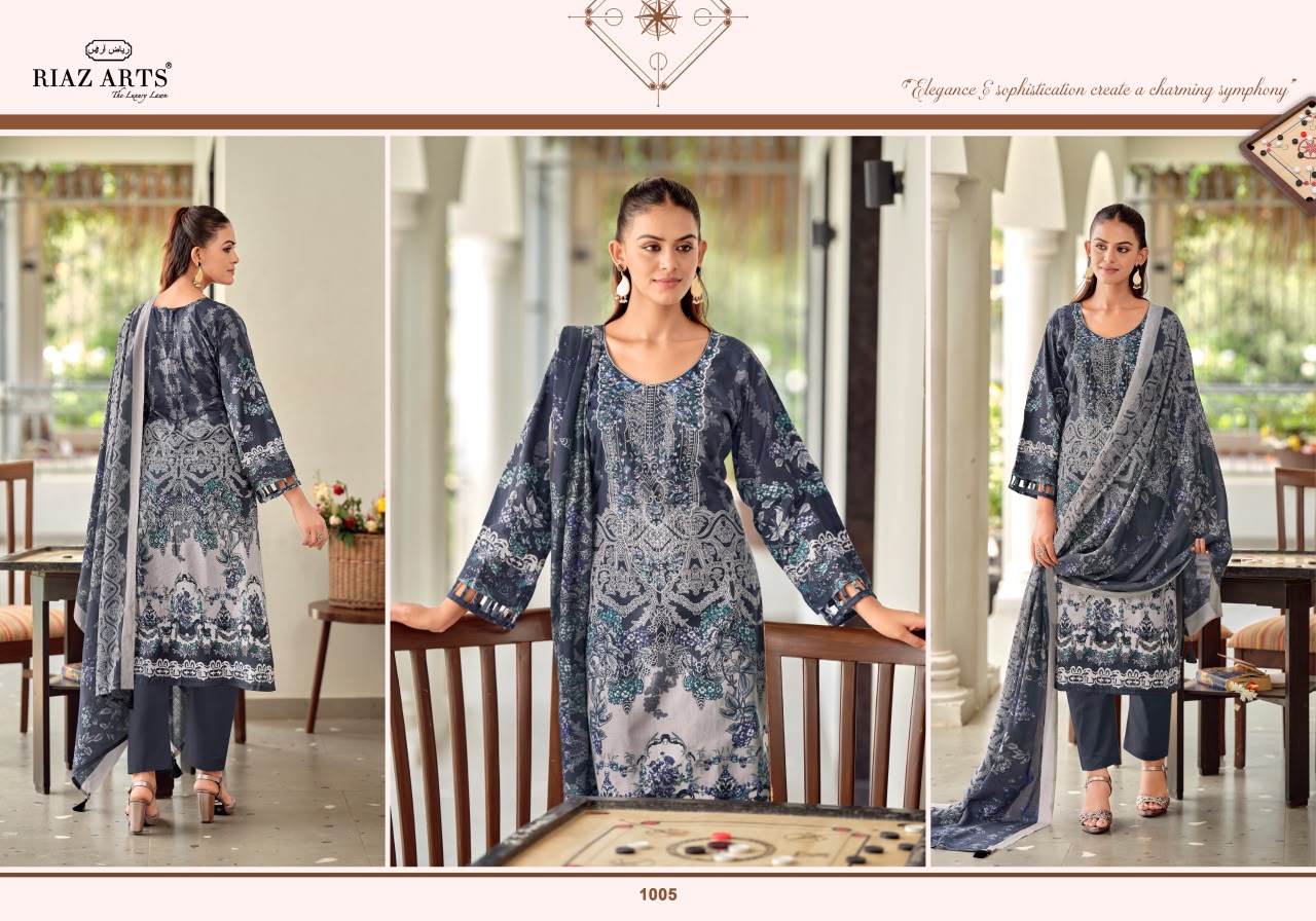 Nayra Vol 42 Riaz Art Cotton Karachi Salwar Suits Wholesale Price
