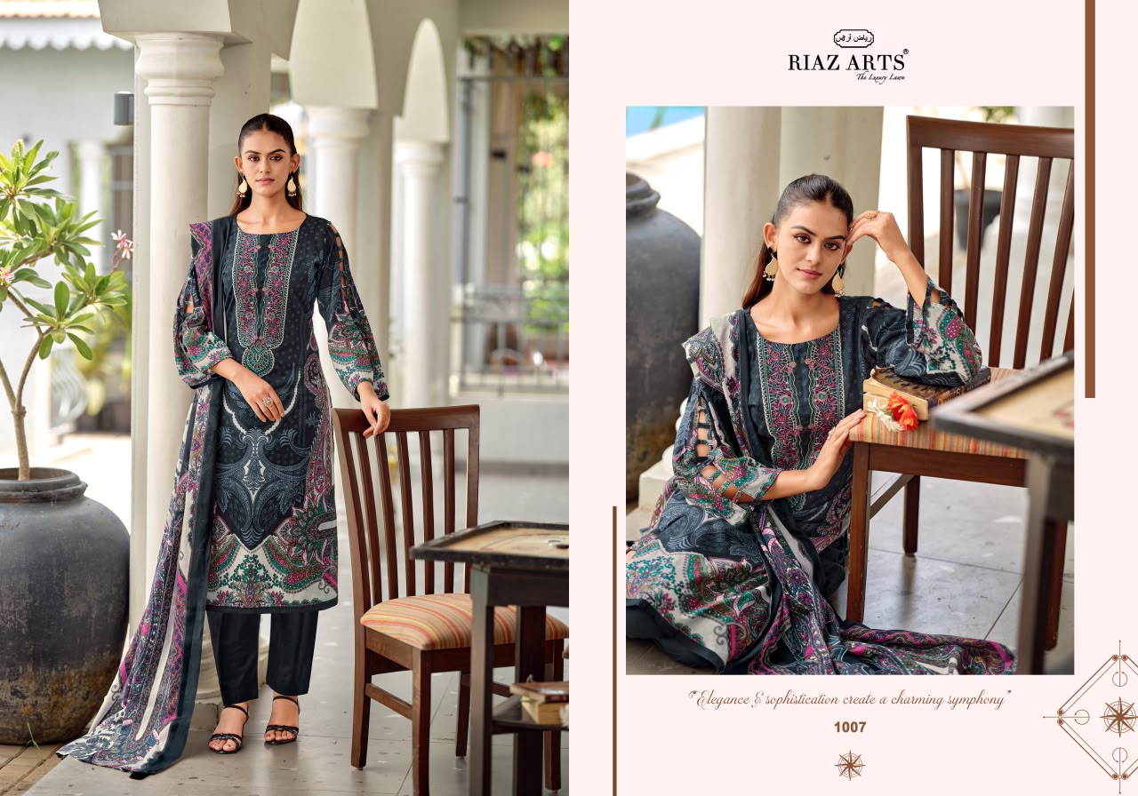 Nayra Vol 42 Riaz Art Cotton Karachi Salwar Suits Wholesale Price