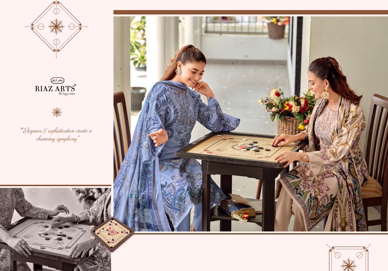 Nayra Vol 42 Riaz Art Cotton Karachi Salwar Suits Wholesale Price