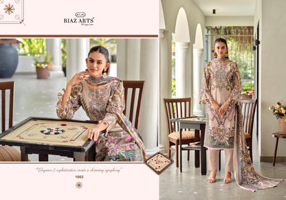 Nayra Vol 42 Riaz Art Cotton Karachi Salwar Suits Wholesale Price