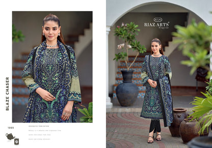 Nayra Vol 43 Riaz Art Cotton Karachi Salwar Suits Supplier India