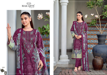 Nayra Vol 43 Riaz Art Cotton Karachi Salwar Suits Supplier India