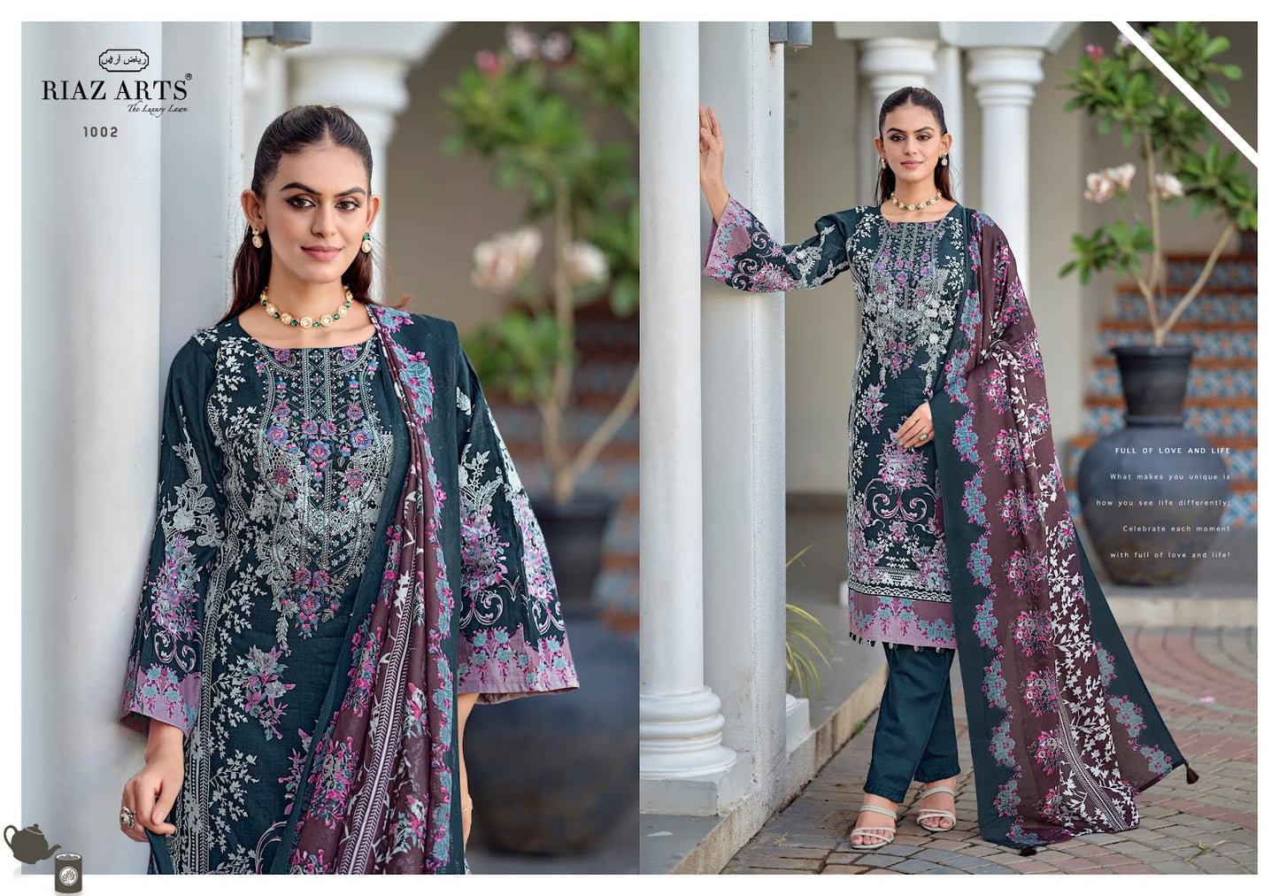 Nayra Vol 43 Riaz Art Cotton Karachi Salwar Suits Supplier India