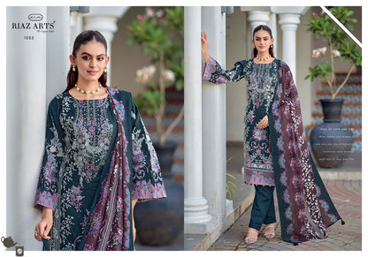 Nayra Vol 43 Riaz Art Cotton Karachi Salwar Suits Supplier India