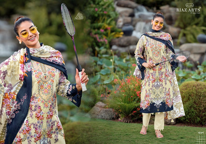 Nayra Vol 44 Riaz Art Cotton Karachi Salwar Suits Exporter Gujarat