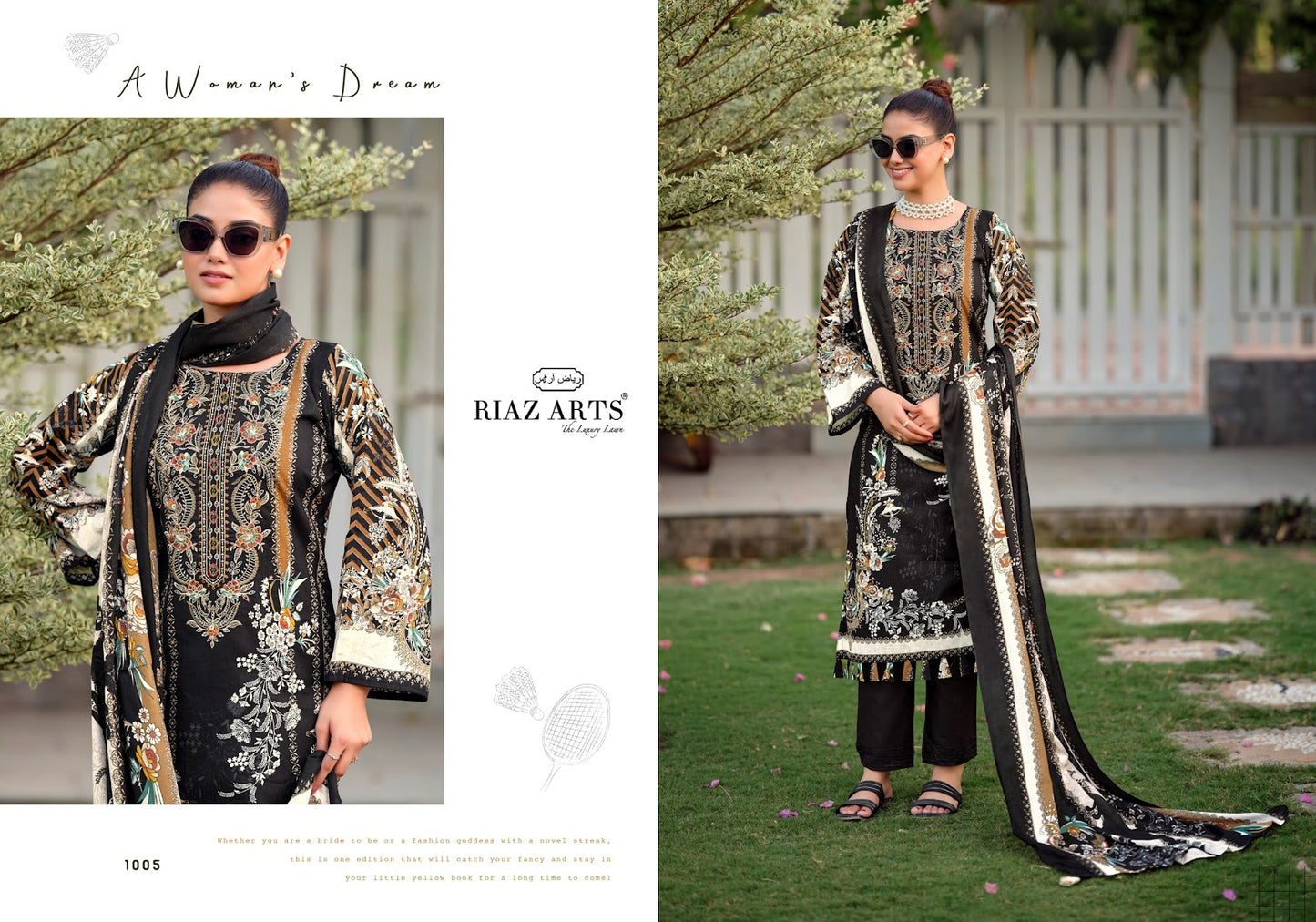 Nayra Vol 44 Riaz Art Cotton Karachi Salwar Suits Exporter Gujarat