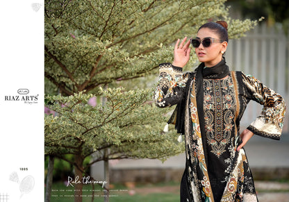 Nayra Vol 44 Riaz Art Cotton Karachi Salwar Suits Exporter Gujarat