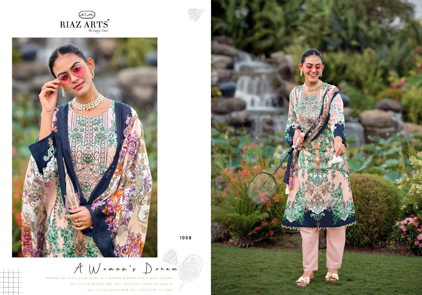 Nayra Vol 44 Riaz Art Cotton Karachi Salwar Suits Exporter Gujarat