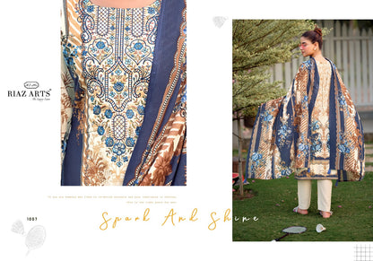 Nayra Vol 44 Riaz Art Cotton Karachi Salwar Suits Exporter Gujarat
