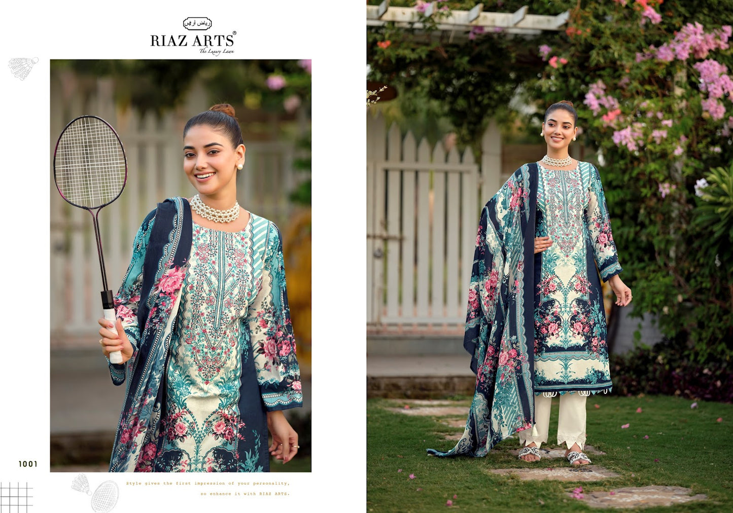 Nayra Vol 44 Riaz Art Cotton Karachi Salwar Suits Exporter Gujarat