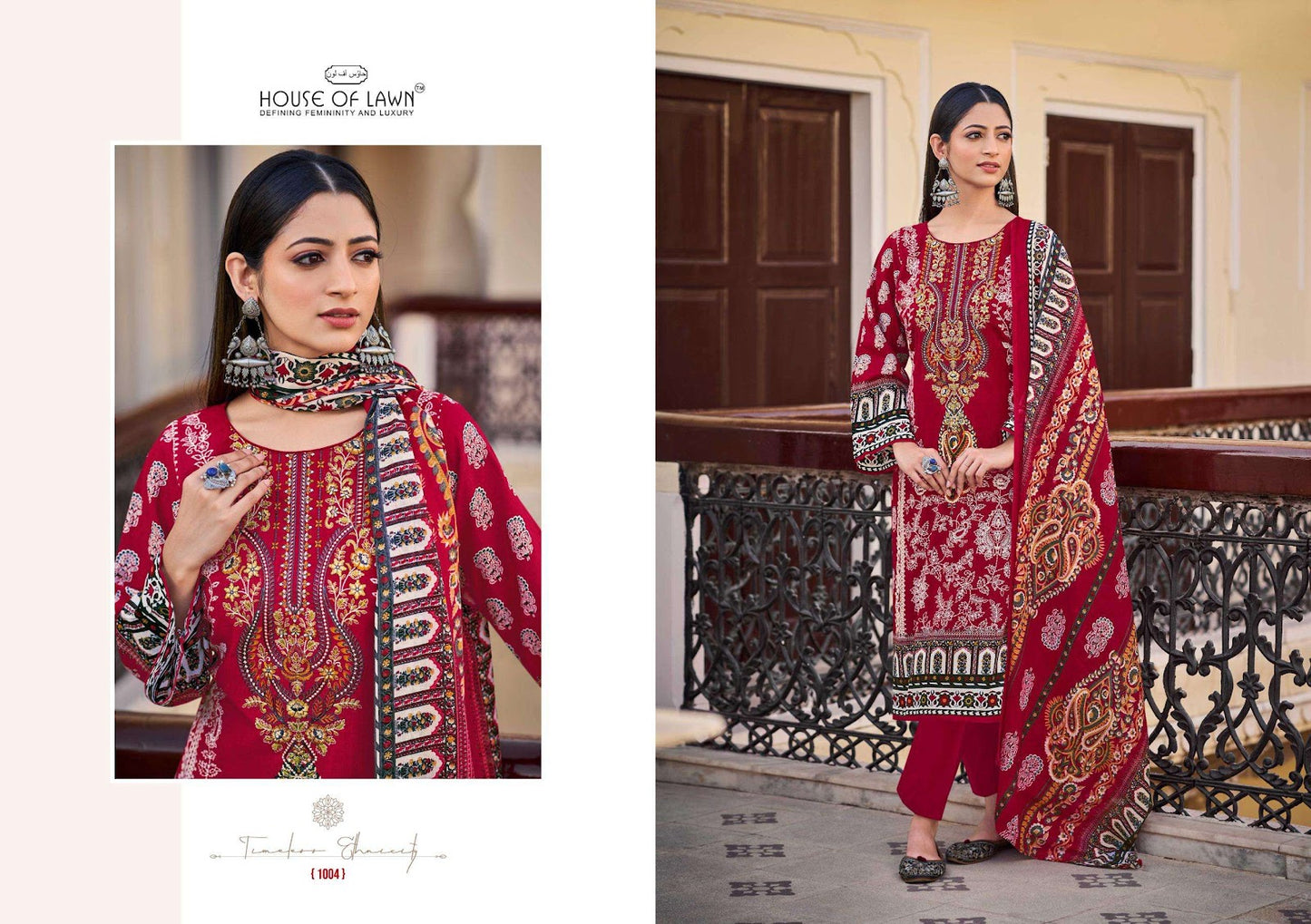 Nayra Vol 7 House Of Lawn Pure Cotton Karachi Salwar Suits Wholesaler Ahmedabad