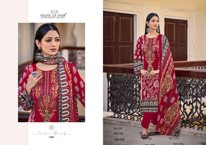 Nayra Vol 7 House Of Lawn Pure Cotton Karachi Salwar Suits Wholesaler Ahmedabad