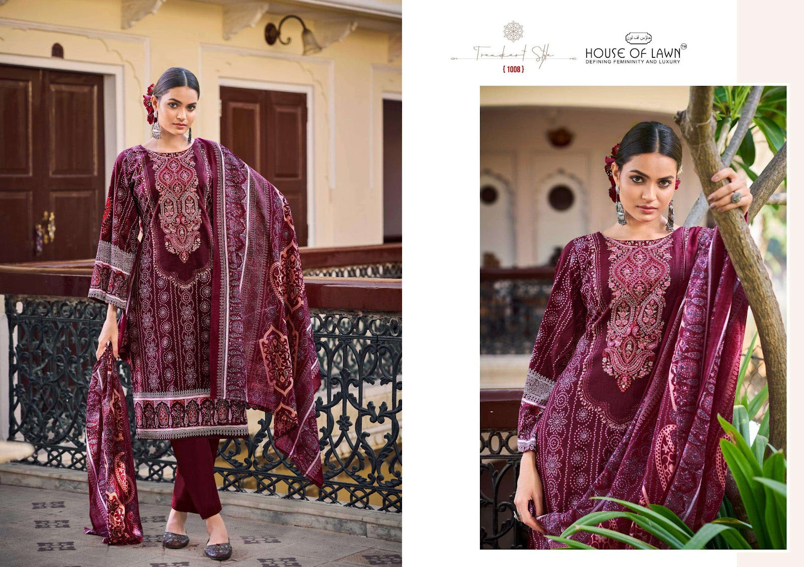 Nayra Vol 7 House Of Lawn Pure Cotton Karachi Salwar Suits Wholesaler Ahmedabad
