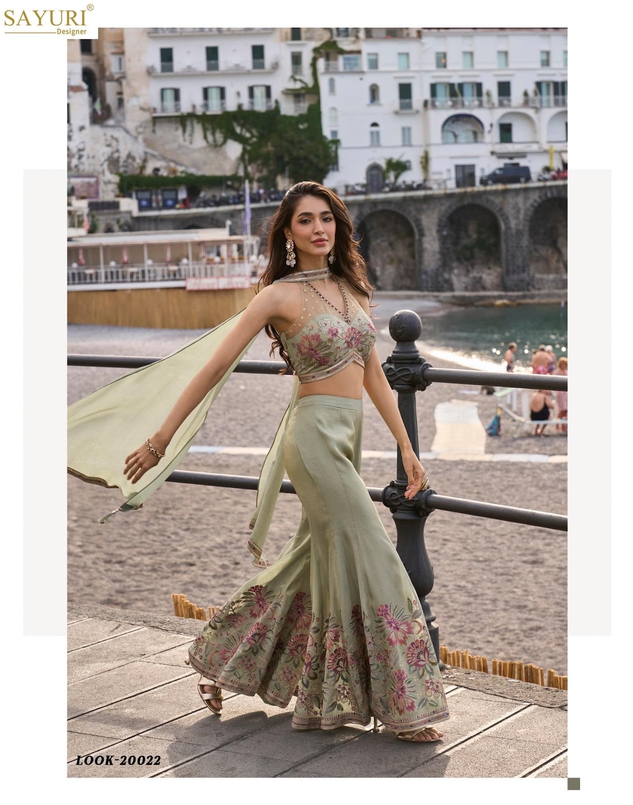 Naysa Sayuri Chinnon Silk Indo Western Pair Exporter Gujarat
