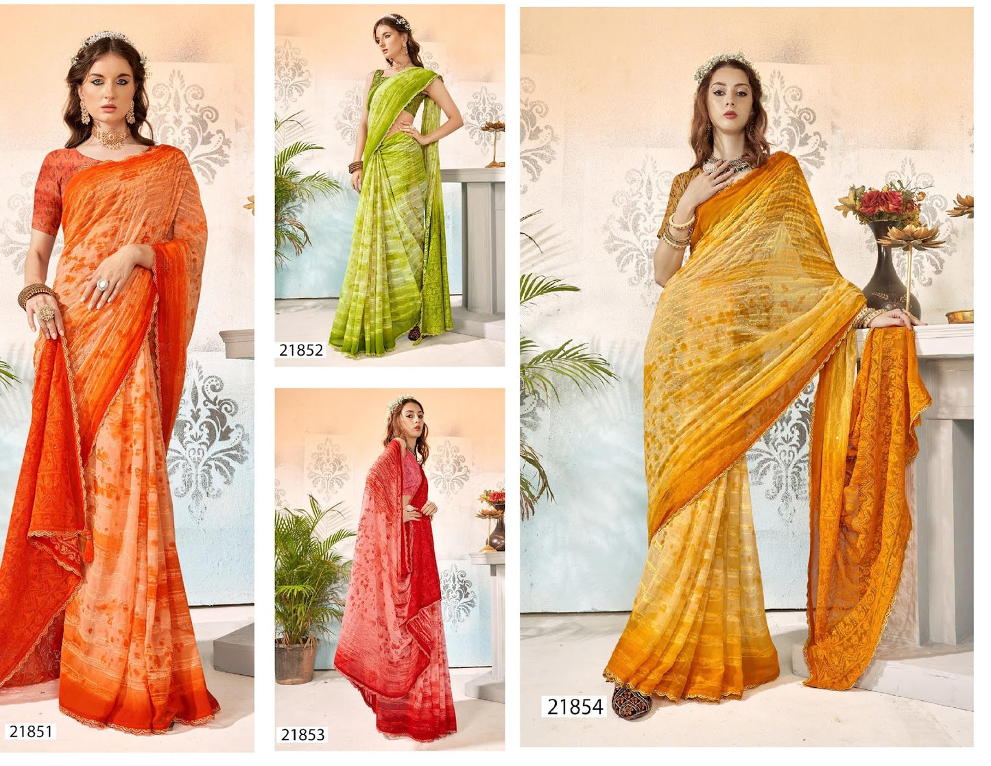 Nayaab Vallabhi Prints Georgette Sarees Manufacturer