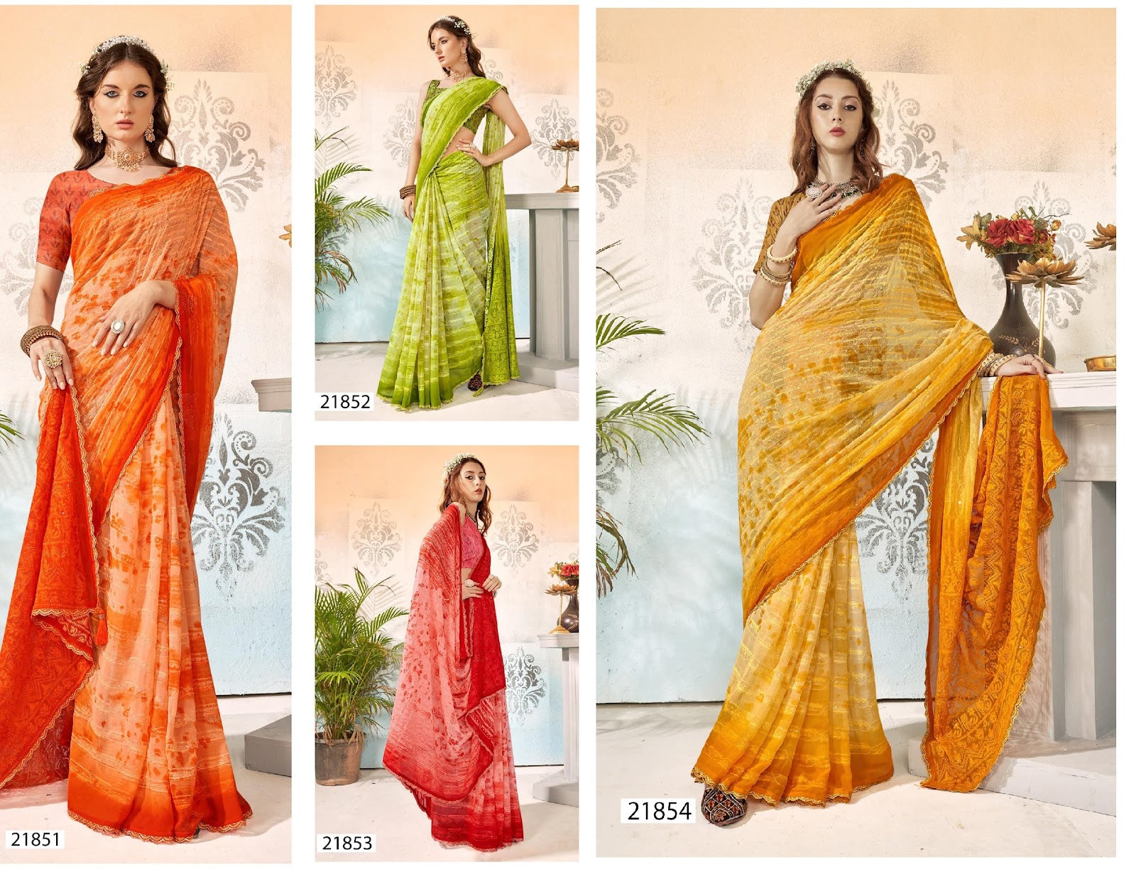 Nayaab Vallabhi Prints Georgette Sarees Manufacturer