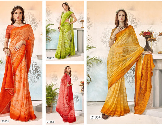 Nayaab Vallabhi Prints Georgette Sarees Manufacturer