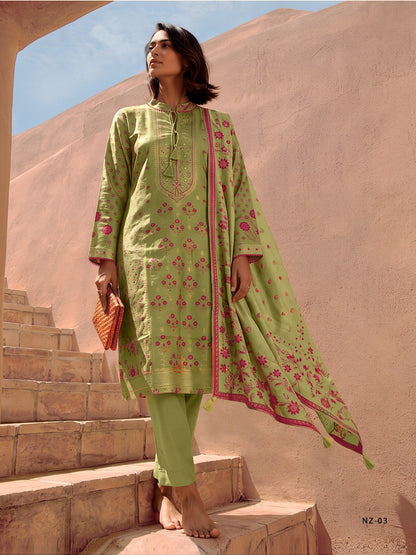 Nazaara Varshaa Viscose Pant Style Suits Supplier Gujarat