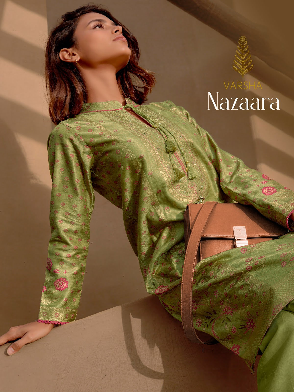 Nazaara Varshaa Viscose Pant Style Suits Supplier Gujarat