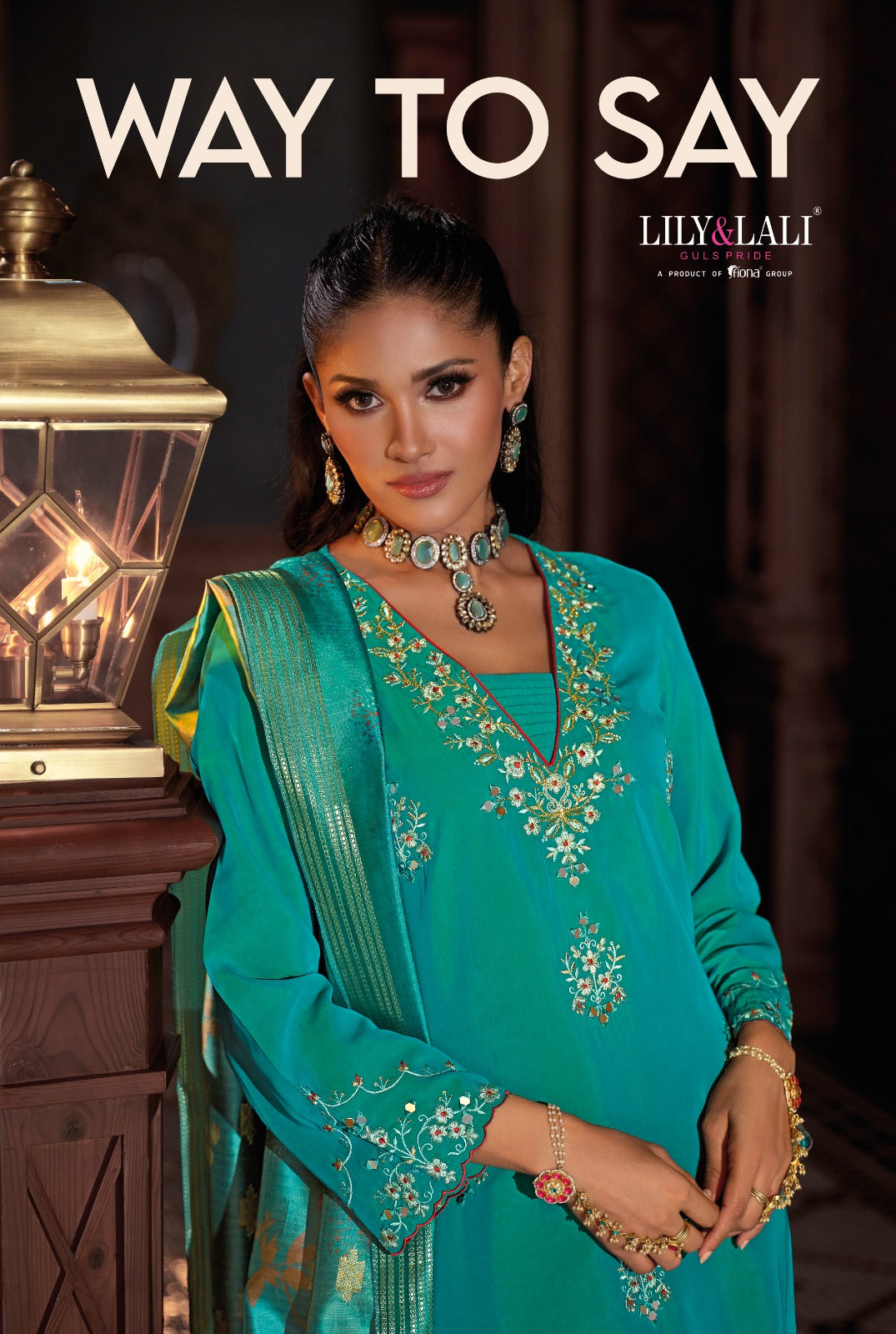 Nazaare Lily Lali Viscose Silk Readymade Pant Style Suits Exporter