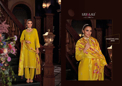 Nazaare Lily Lali Viscose Silk Readymade Pant Style Suits Exporter