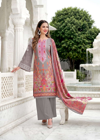 Nazakat Kavyakala Cotton Karachi Salwar Suits Wholesaler Ahmedabad