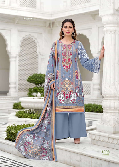 Nazakat Kavyakala Cotton Karachi Salwar Suits Wholesaler Ahmedabad
