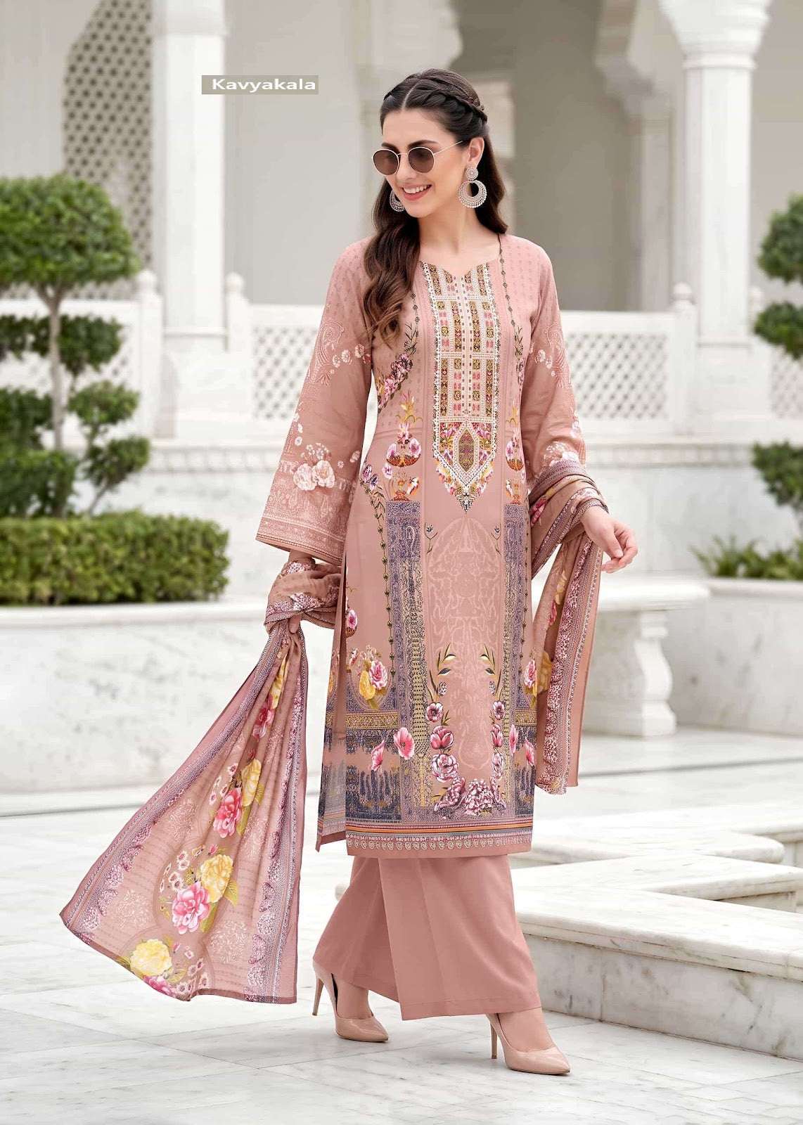 Nazakat Kavyakala Cotton Karachi Salwar Suits Wholesaler Ahmedabad